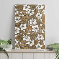 Kuvui Bula Fiji Canvas Wall Art Fijian Tapa Seamless Hibiscus - Polynesian Pride