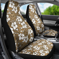 Kuvui Bula Fiji Car Seat Cover Fijian Tapa Seamless Hibiscus - Polynesian Pride