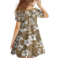 Kuvui Bula Fiji Family Matching Puletasi and Hawaiian Shirt Fijian Tapa Seamless Hibiscus - Polynesian Pride