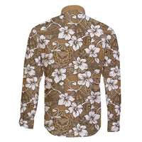 Kuvui Bula Fiji Family Matching Short Sleeve Bodycon Dress and Hawaiian Shirt Fijian Tapa Seamless Hibiscus - Polynesian Pride