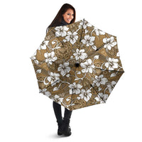 Kuvui Bula Fiji Umbrella Fijian Tapa Seamless Hibiscus - Polynesian Pride