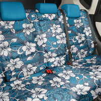 Karakarawa Bula Fiji Back Car Seat Cover Fijian Tapa Seamless Hibiscus - Polynesian Pride
