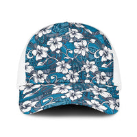 Karakarawa Bula Fiji Baseball Net Cap Fijian Tapa Seamless Hibiscus - Polynesian Pride