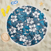 Karakarawa Bula Fiji Beach Blanket Fijian Tapa Seamless Hibiscus - Polynesian Pride