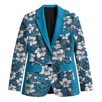 Karakarawa Bula Fiji Blazer Fijian Tapa Seamless Hibiscus - Polynesian Pride
