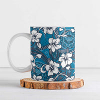 Karakarawa Bula Fiji Ceramic Mug Fijian Tapa Seamless Hibiscus - Polynesian Pride
