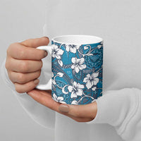 Karakarawa Bula Fiji Ceramic Mug Fijian Tapa Seamless Hibiscus - Polynesian Pride