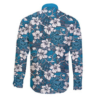 Karakarawa Bula Fiji Family Matching Short Sleeve Bodycon Dress and Hawaiian Shirt Fijian Tapa Seamless Hibiscus - Polynesian Pride