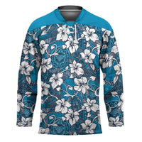 Karakarawa Bula Fiji Hockey Jersey Fijian Tapa Seamless Hibiscus - Polynesian Pride