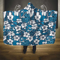 Karakarawa Bula Fiji Hooded Blanket Fijian Tapa Seamless Hibiscus - Polynesian Pride