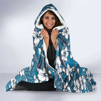 Karakarawa Bula Fiji Hooded Blanket Fijian Tapa Seamless Hibiscus - Polynesian Pride
