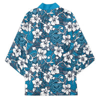 Karakarawa Bula Fiji Kimono Fijian Tapa Seamless Hibiscus - Polynesian Pride