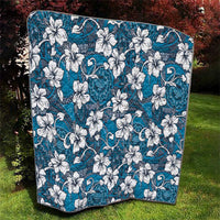 Karakarawa Bula Fiji Quilt Fijian Tapa Seamless Hibiscus - Polynesian Pride