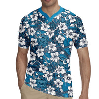 Karakarawa Bula Fiji Rugby Jersey Fijian Tapa Seamless Hibiscus - Polynesian Pride