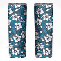 Karakarawa Bula Fiji Skinny Tumbler Fijian Tapa Seamless Hibiscus - Polynesian Pride