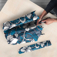 Karakarawa Bula Fiji Umbrella Fijian Tapa Seamless Hibiscus - Polynesian Pride