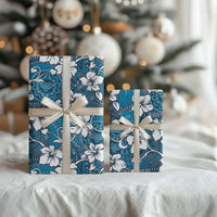 Karakarawa Bula Fiji Wrapping Paper Fijian Tapa Seamless Hibiscus - Polynesian Pride