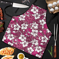 Piqi Bula Fiji Apron Fijian Tapa Seamless Hibiscus - Polynesian Pride