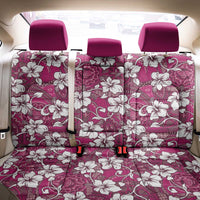 Piqi Bula Fiji Back Car Seat Cover Fijian Tapa Seamless Hibiscus - Polynesian Pride