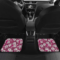 Piqi Bula Fiji Car Mats Fijian Tapa Seamless Hibiscus - Polynesian Pride