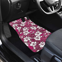 Piqi Bula Fiji Car Mats Fijian Tapa Seamless Hibiscus - Polynesian Pride
