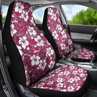 Piqi Bula Fiji Car Seat Cover Fijian Tapa Seamless Hibiscus - Polynesian Pride