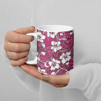 Piqi Bula Fiji Ceramic Mug Fijian Tapa Seamless Hibiscus - Polynesian Pride