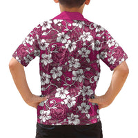 Piqi Bula Fiji Family Matching Puletasi and Hawaiian Shirt Fijian Tapa Seamless Hibiscus - Polynesian Pride
