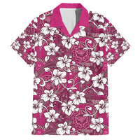 Piqi Bula Fiji Family Matching Puletasi and Hawaiian Shirt Fijian Tapa Seamless Hibiscus - Polynesian Pride