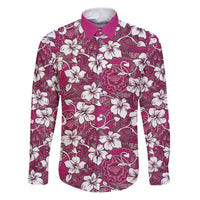 Piqi Bula Fiji Family Matching Puletasi and Hawaiian Shirt Fijian Tapa Seamless Hibiscus - Polynesian Pride