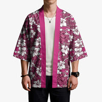 Piqi Bula Fiji Kimono Fijian Tapa Seamless Hibiscus - Polynesian Pride
