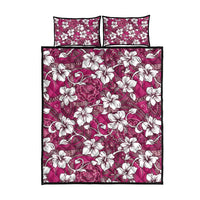 Piqi Bula Fiji Quilt Bed Set Fijian Tapa Seamless Hibiscus - Polynesian Pride