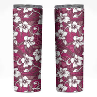 Piqi Bula Fiji Skinny Tumbler Fijian Tapa Seamless Hibiscus - Polynesian Pride
