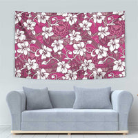 Piqi Bula Fiji Tapestry Fijian Tapa Seamless Hibiscus - Polynesian Pride