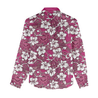 Piqi Bula Fiji Women Casual Shirt Fijian Tapa Seamless Hibiscus LT14 - Polynesian Pride