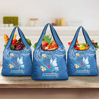 Polynesia Diabetes Awareness Month Grocery Bag In November We Wear Blue