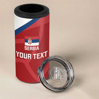 Custom Serbia Volleyball 4 in 1 Can Cooler Tumbler 2025 Go Champions