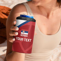 Custom Serbia Volleyball 4 in 1 Can Cooler Tumbler 2025 Go Champions