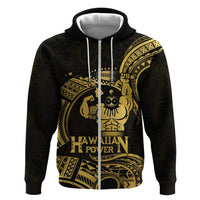 Gold Hawaii Ikaika Warrior Hoodie Hawaiian Power