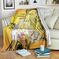 Polynesia Easter Day Blanket He Is Risen Lilium Longiflorum Polynesian Pattern