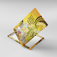 Polynesia Easter Day Canvas Wall Art He Is Risen Lilium Longiflorum Polynesian Pattern