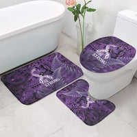 Lupus Awareness Month New Zealand Bathroom Set Be Strong Warrior Maori Silver Fern