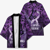 Lupus Awareness Month New Zealand Kimono Be Strong Warrior Maori Silver Fern