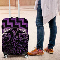 Purple Matariki New Zealand Luggage Cover Maori Poutama Galaxy Vibes