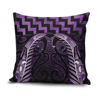 Purple Matariki New Zealand Pillow Cover Maori Poutama Galaxy Vibes - Polynesian Pride