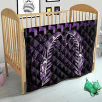 Purple Matariki New Zealand Quilt Maori Poutama Galaxy Vibes