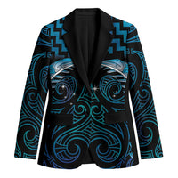 Blue Matariki New Zealand Blazer Maori Poutama Galaxy Vibes - Polynesian Pride