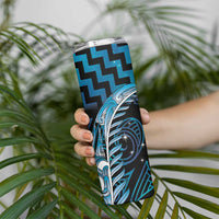 Blue Matariki New Zealand Skinny Tumbler Maori Poutama Galaxy Vibes