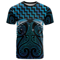 Blue Matariki New Zealand T Shirt Maori Poutama Galaxy Vibes
