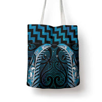 Blue Matariki New Zealand Tote Bag Maori Poutama Galaxy Vibes - Polynesian Pride